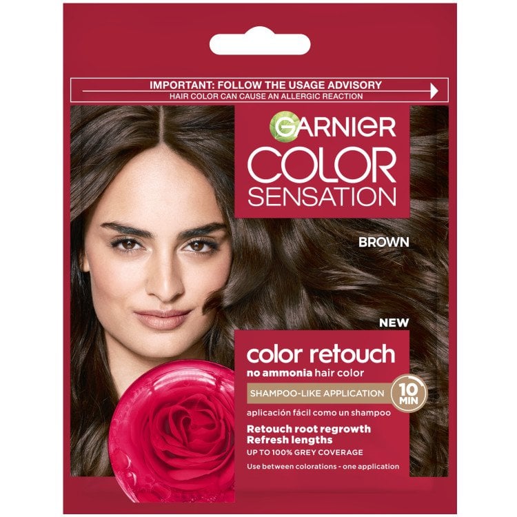 Front Pack of Garnier Color Retouch 5.0 – Brown
