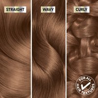 Straight, wavey, curly swatch
