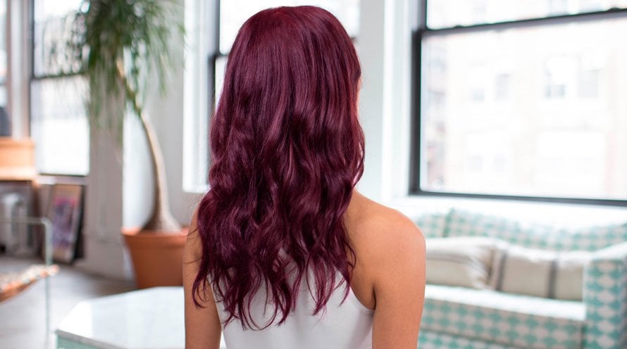shades of purple hair color chart