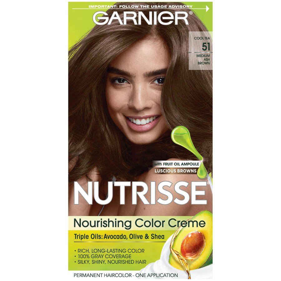 Nutrisse Nourishing Color Creme Medium Ash Brown 51 Garnier