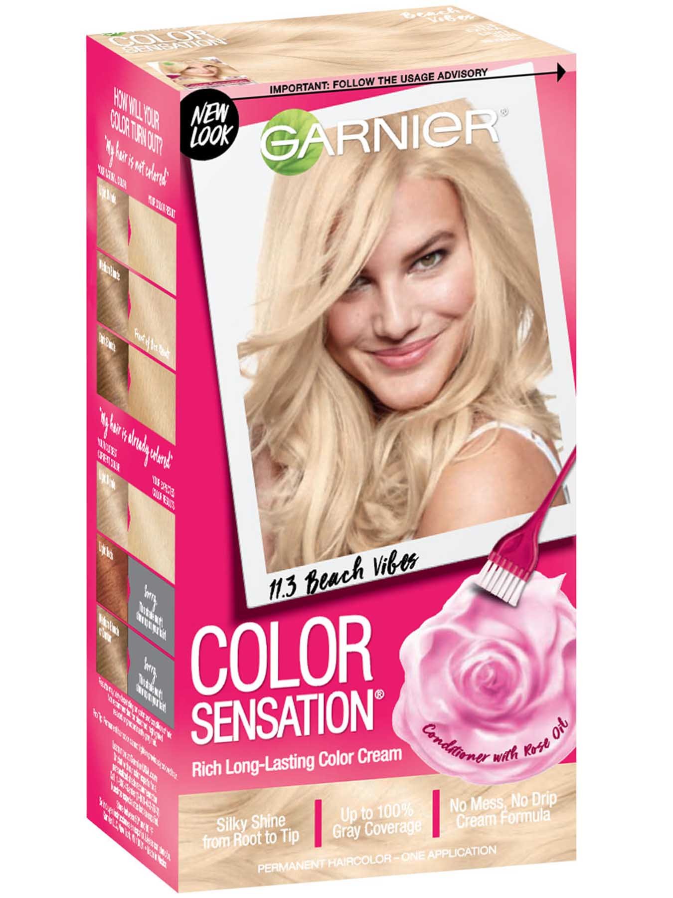 Color Sensation 11 3 Extra Light Sun Blonde Hair Color Garnier