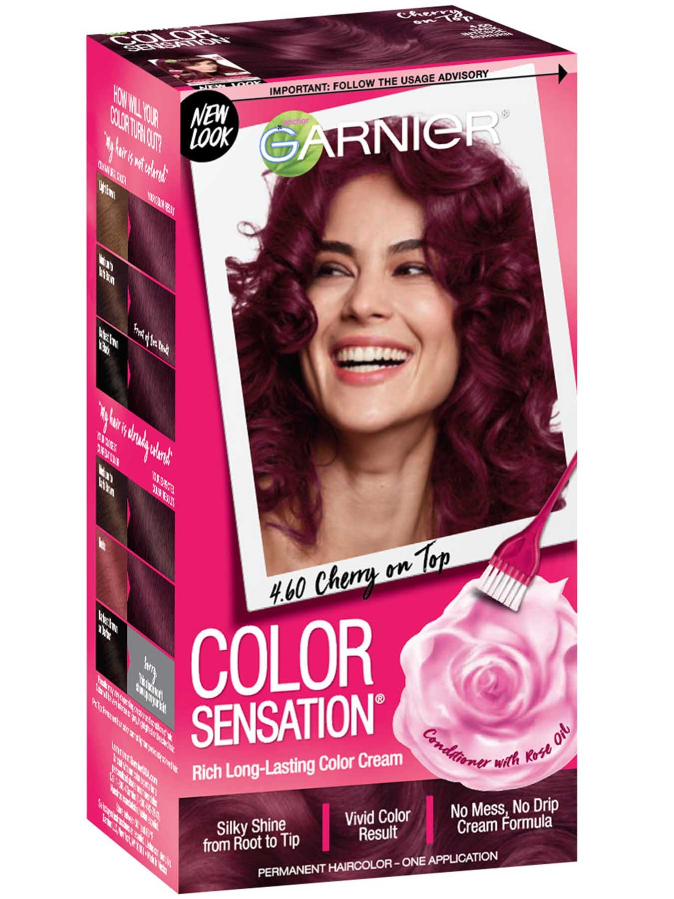 Permanent Semi Permanent Temporary Auburn Hair Color Garnier