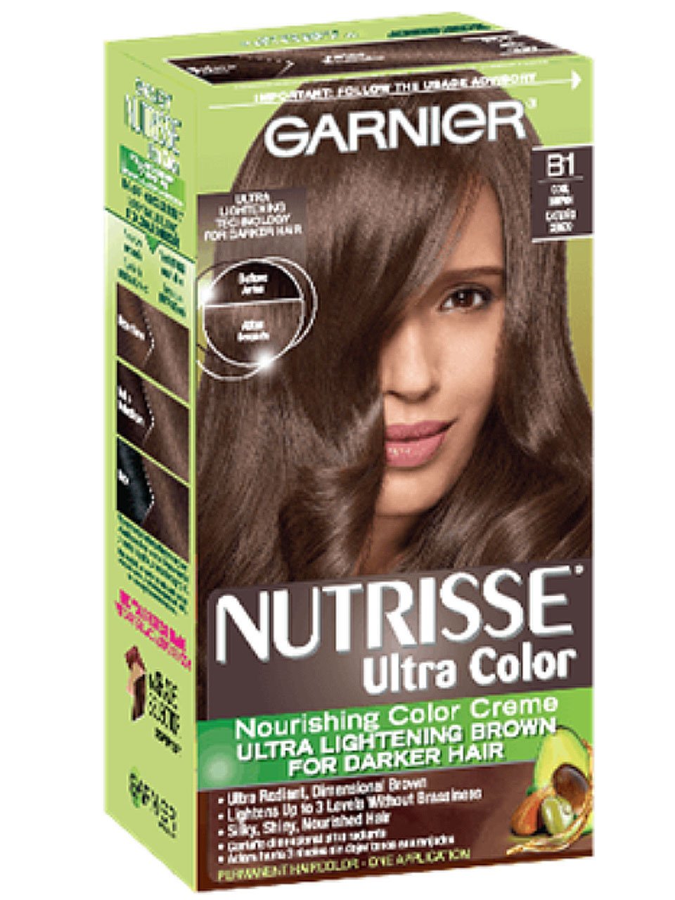 Nutrisse Ultra Color Cool Brown Hair Color Garnier 