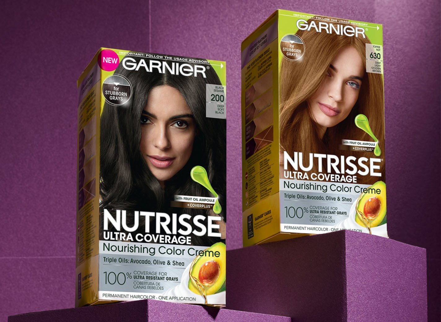 Garnier Nutrisse Ultra Coverage hair color collection