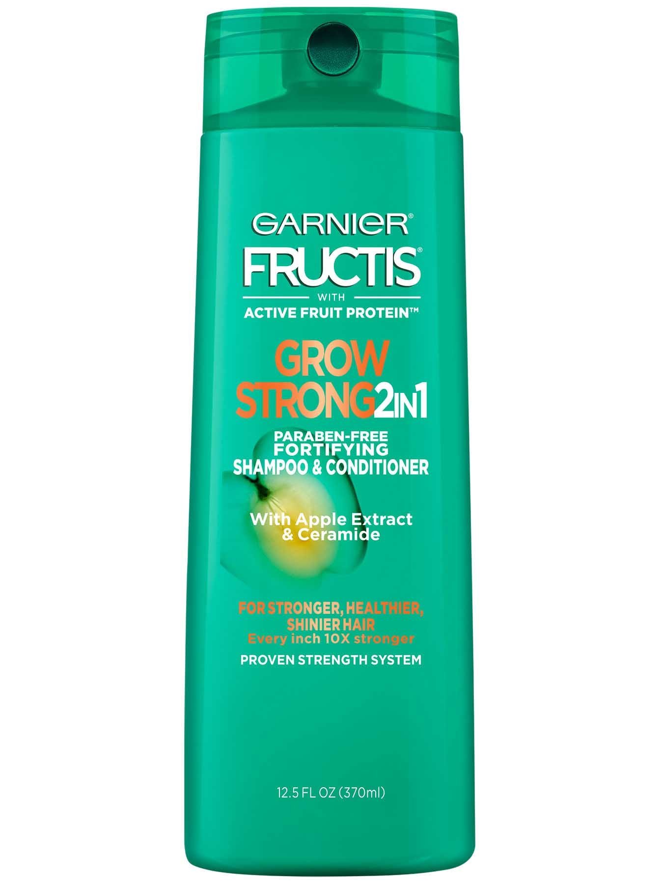 hair with Grow 2-in-1 and Conditioner Garnier