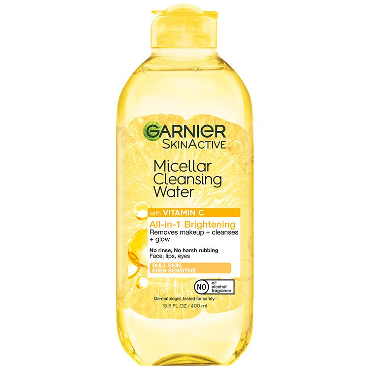 Soms soms Wennen aan maïs Micellar Cleansing Water with Vitamin C for a new glow - Garnier