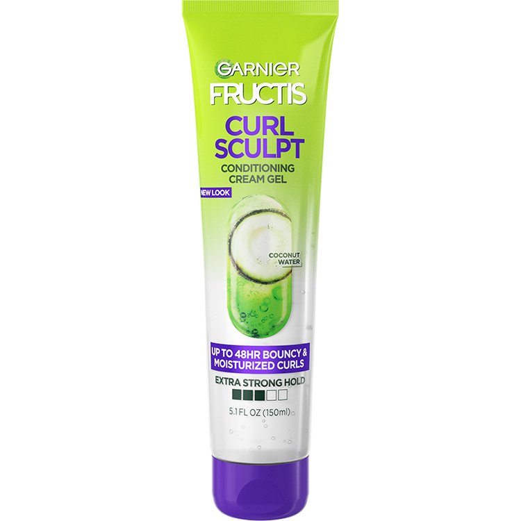 Fructis Curl Sculpt Conditioning Cream Gel Garnier 8640