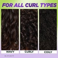 Swatches of brown wavy, curly, coily hair types.