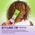 Styling tip: woman holding Curl Sculp Conditioning Cream Gel.
