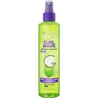 Curl Shape Spray Gel bottle, front view.