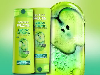 Garnier Fructis Grow Strong shampoo and conditioner