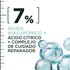 7% hyaluronic acid + citric acid + repair care complex