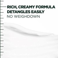 Rich, creamy formula detangles easily with no weighdown