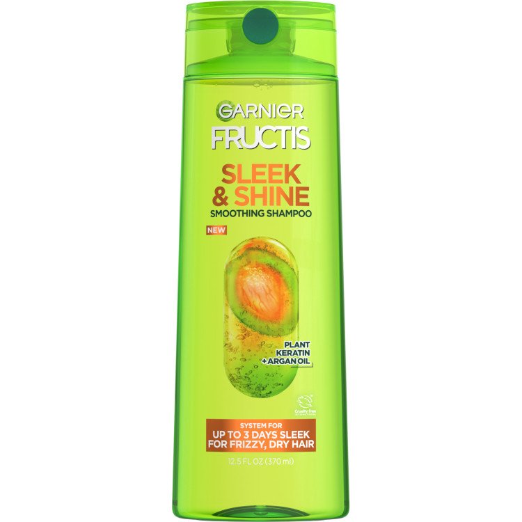 In het algemeen naald Van streek Fructis Sleek and Shine Shampoo controls the frizz - Garnier