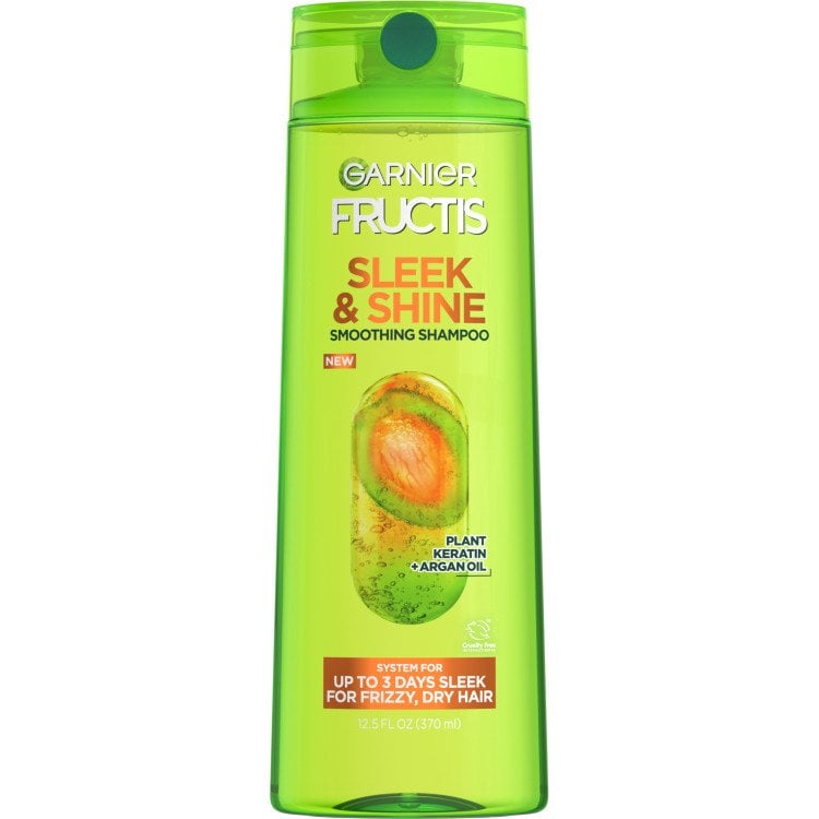 Fructis Sleek and Shine Shampoo controls frizz - Garnier