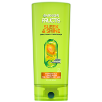 Front of Pack of Fructis Sleek & Shine Conditioner