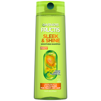 Front of Pack of Fructis Sleek & Shine Shampoo