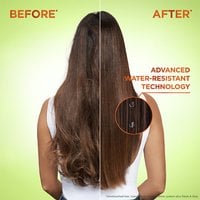 Before and after use of Sleek & Shine system.