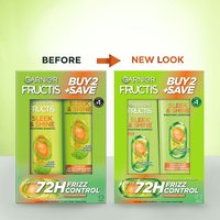 Before and after of packaging change