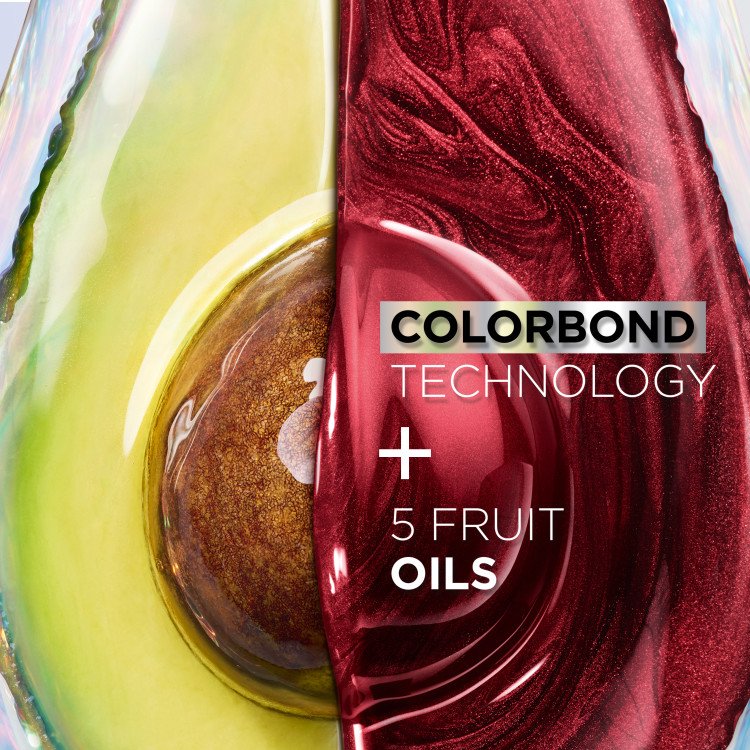 Featuring ColorBond Technology and 5 fruit oils