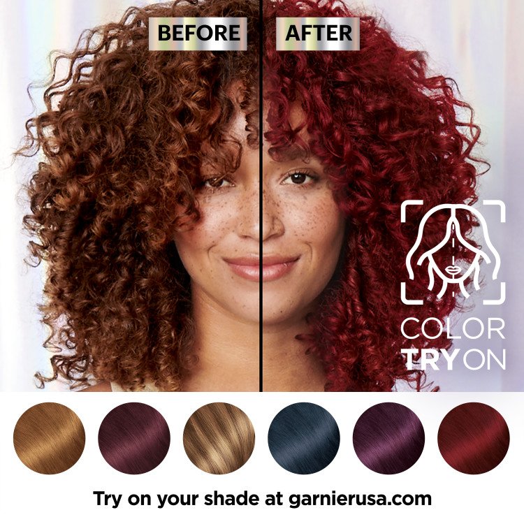 Try on your shade with Garnier’s Virtual Try On