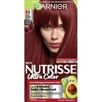 Front of pack of Nutrisse Ultra Color R3 – Light Intense Auburn