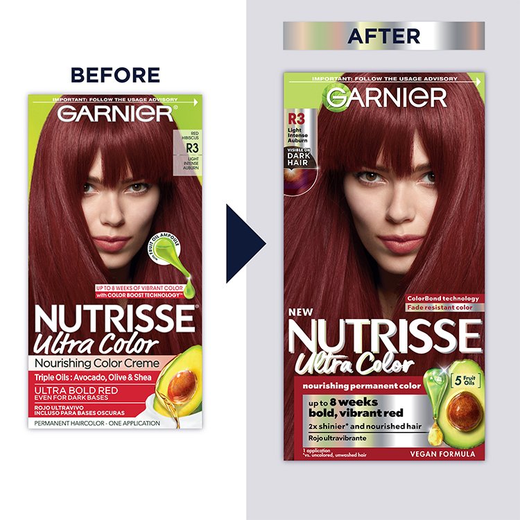 Before and after of renovated packaging