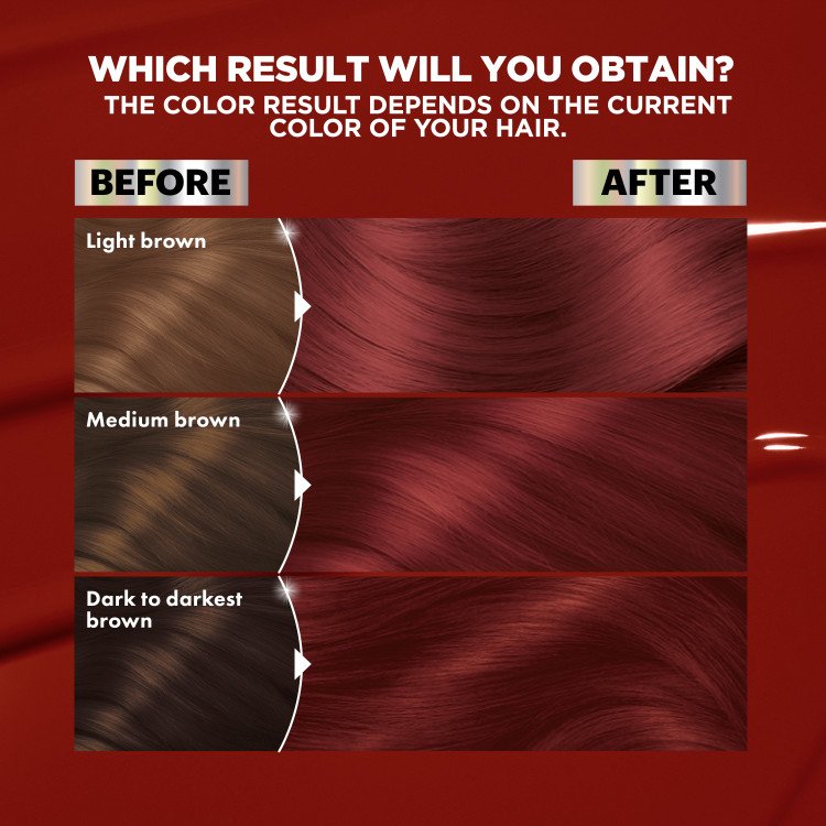 The color of the result will depend on the color of your hair