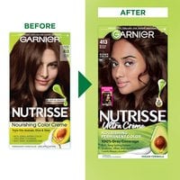 Bronze Brown Before and After Nutrisse Nourishing Color Creme Bronze Sugar Nutrisse Ultra Creme - Garnier
