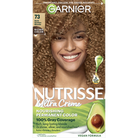 Dark Golden Blonde Hair Color Nutrisse Ultra Creme Nourishing Permanent Cream - Garnier