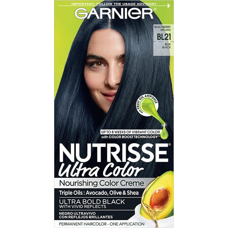 Nutrisse Ultra-Color - Reflective Blue Black Hair Color - Garnier