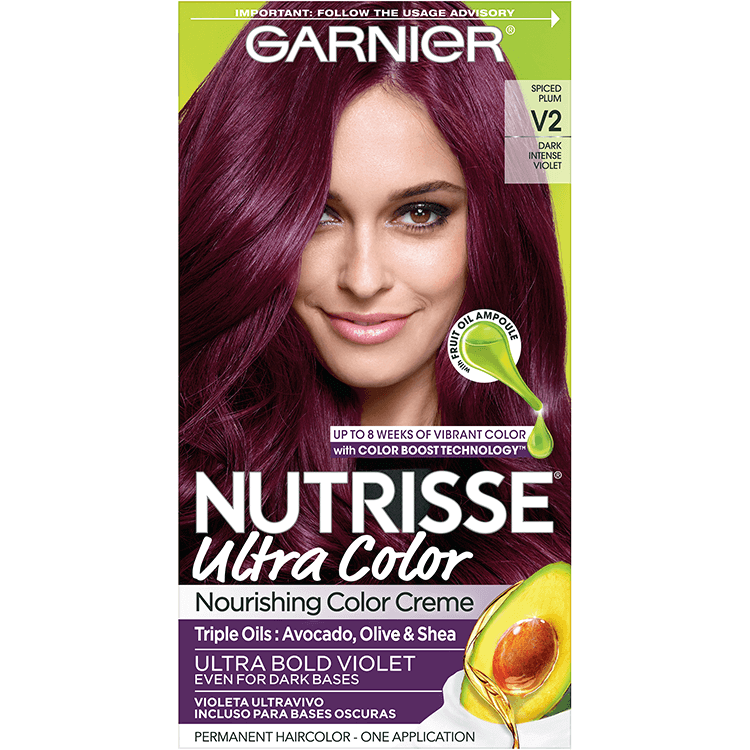 Vista templo ira Nutrisse Ultra Color - Coloración Dark Intense Violet - Garnier