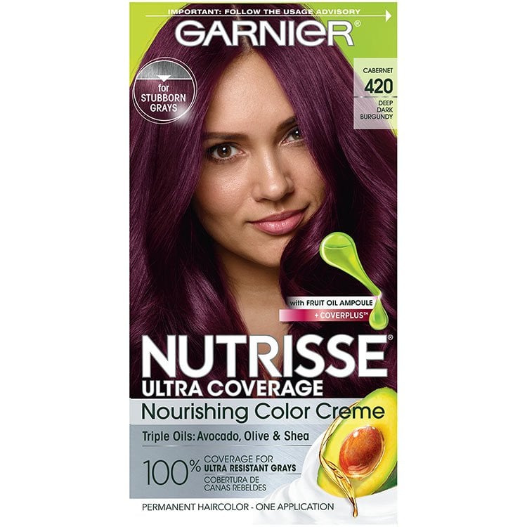 Garnier Nutrisse Ultra Coverage Dark Red Hair Color - Garnier