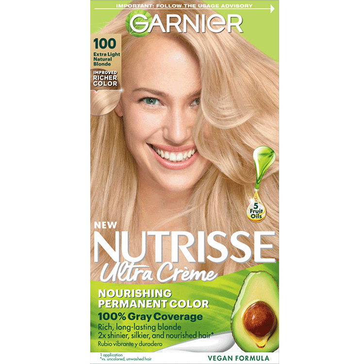 Garnier Nutrisse · Coloration permanante nutritive · 10 NOIR