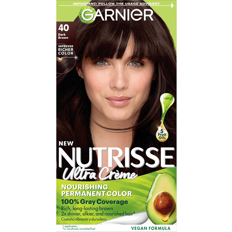 - Color Permanent Garnier Hair - Nutrisse Nourishing Creme Color