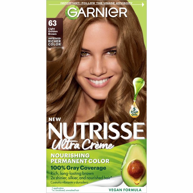 Nutrisse Ultra Crème - Light Golden Brown Hair Dye - Garnier