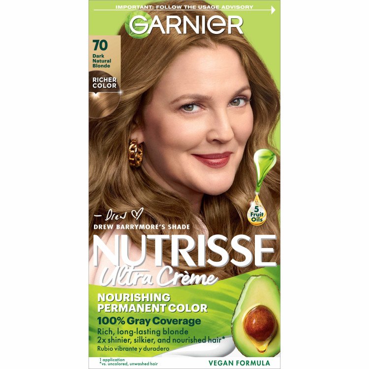 Coloración en crema nutritiva - Dark Natural Blonde 70 - Garnier
