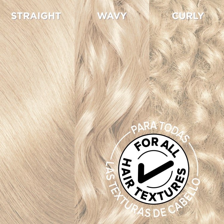 Garnier Olia Bleached Blonde Extreme is suitable for all hair textures
