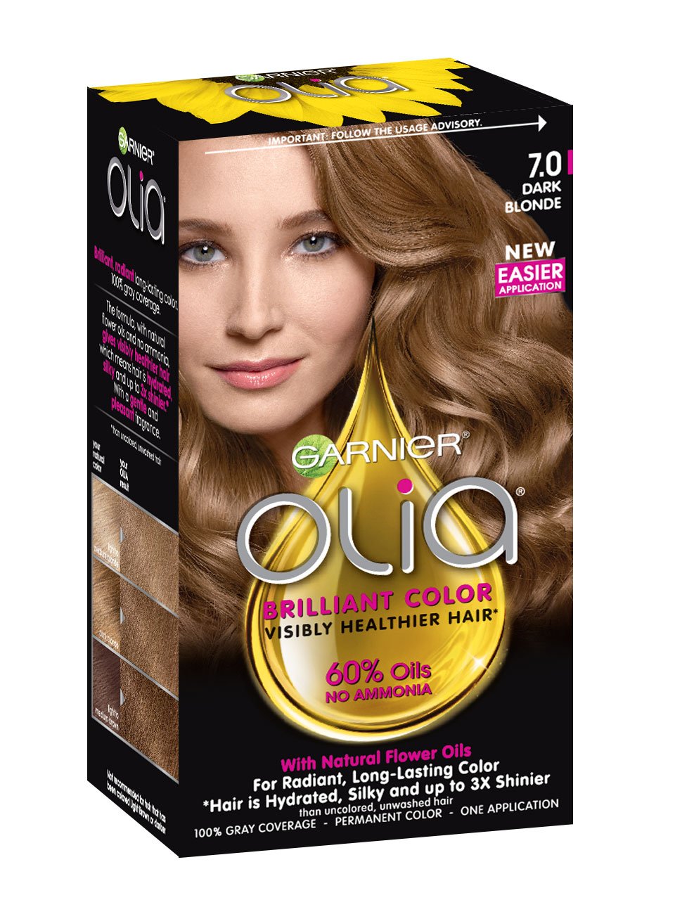 Olia Permanent Ammonia Free Hair Color Garnier