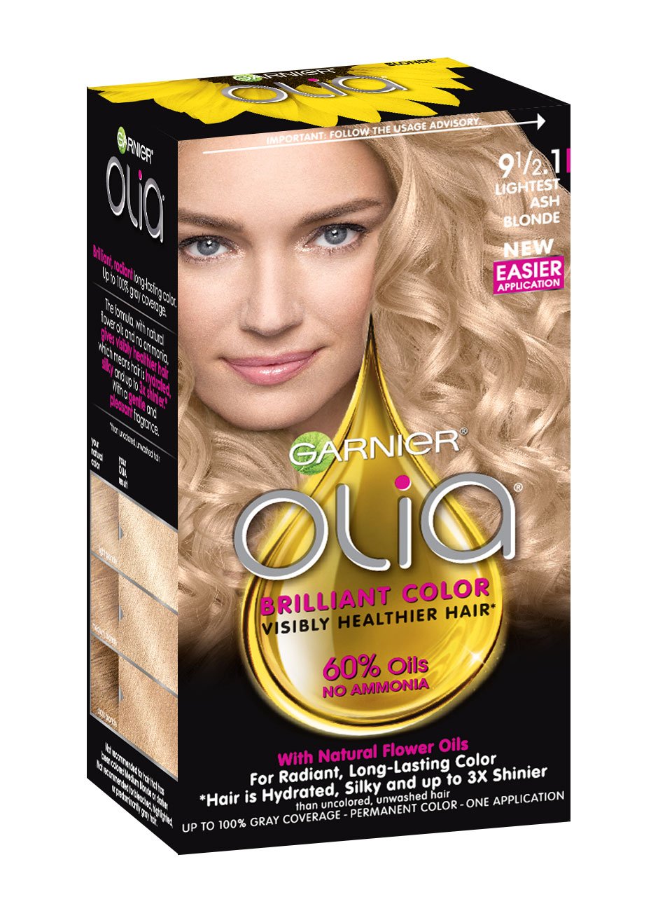 Olia Hair Color Oil Powered Ammonia Free Hair Color Garnier