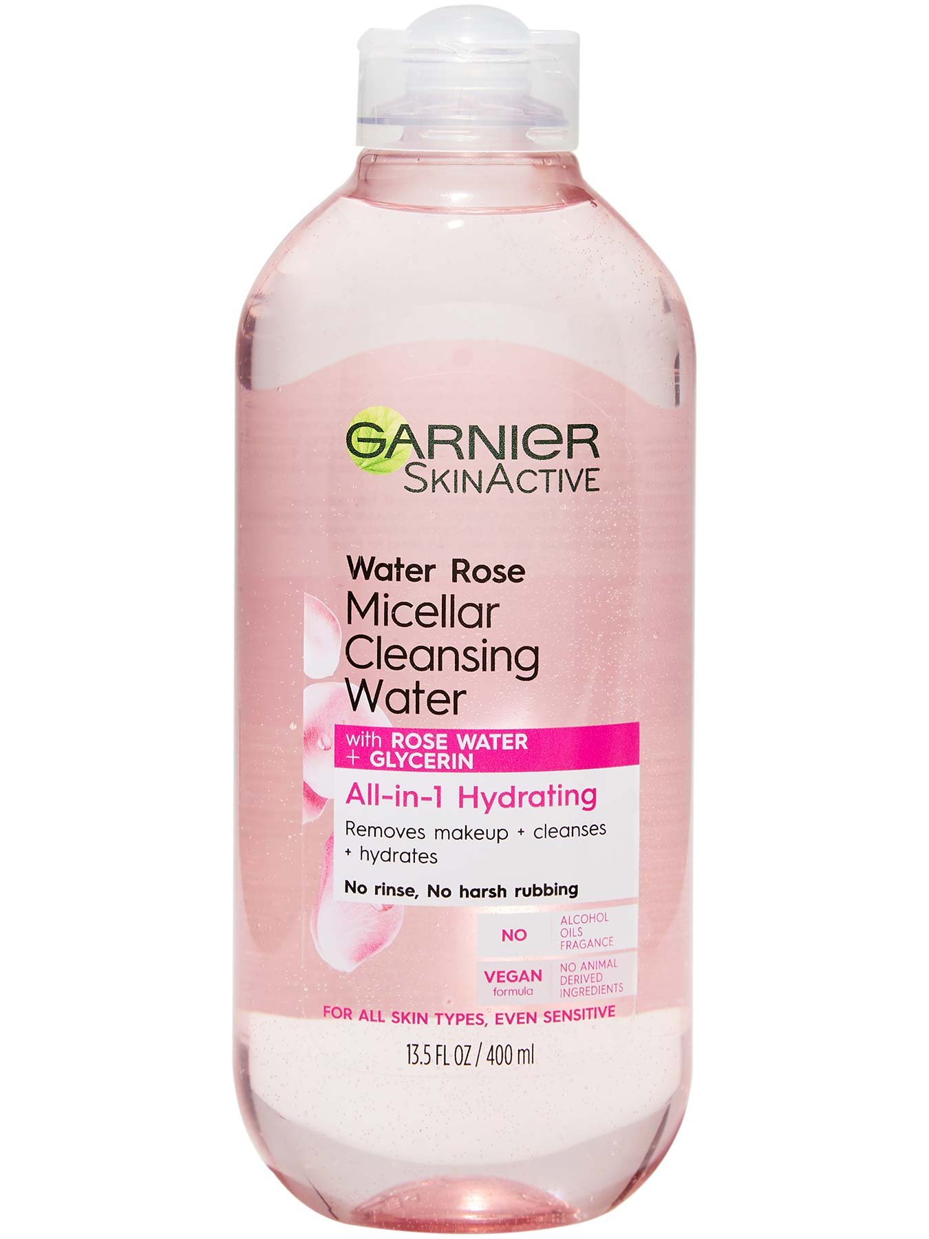 Water Rose Micellar Cleansing Water & Makeup Remover- Garnier SkinActive