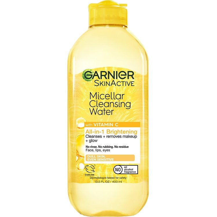 Micellar Cleansing Water with for glow Vitamin a - Garnier C new