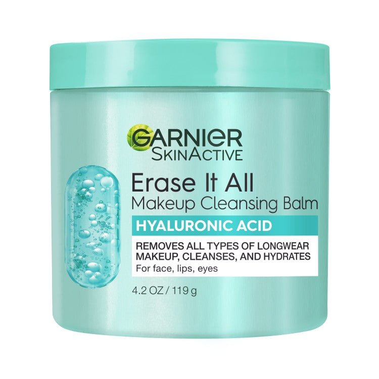 Garnier SkinActive Erase It All Makeup Cleansing Balm Hyaluronic Acid Front of Pack