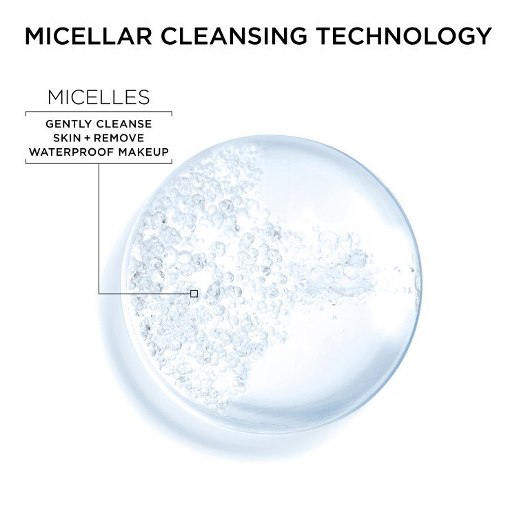 Featuring micellar cleansing technology