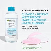 All-in-1 Waterproof Micellar to cleanse and remove makeup without harsh rubbing