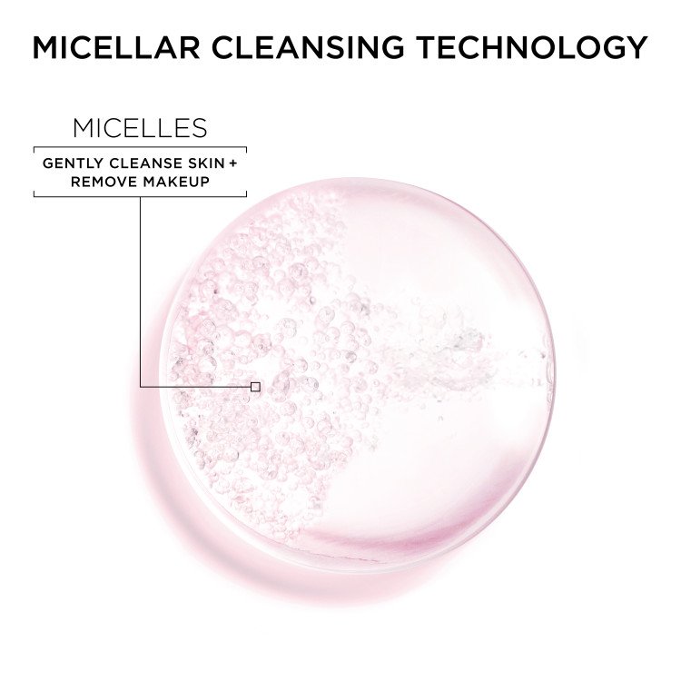 Featuring micellar cleansing technology