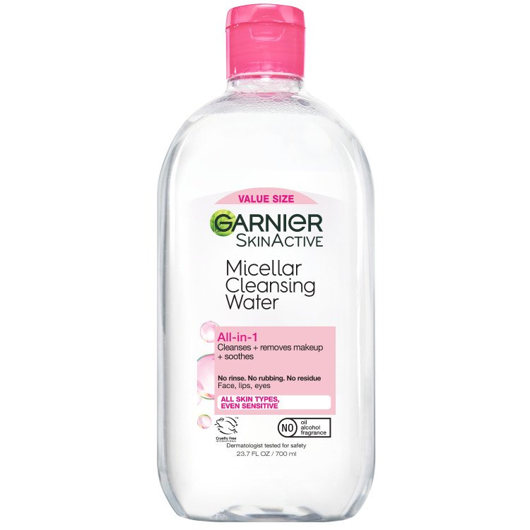 Front of pack of Garnier Micellar Cleansing Water All-in-1 700mL