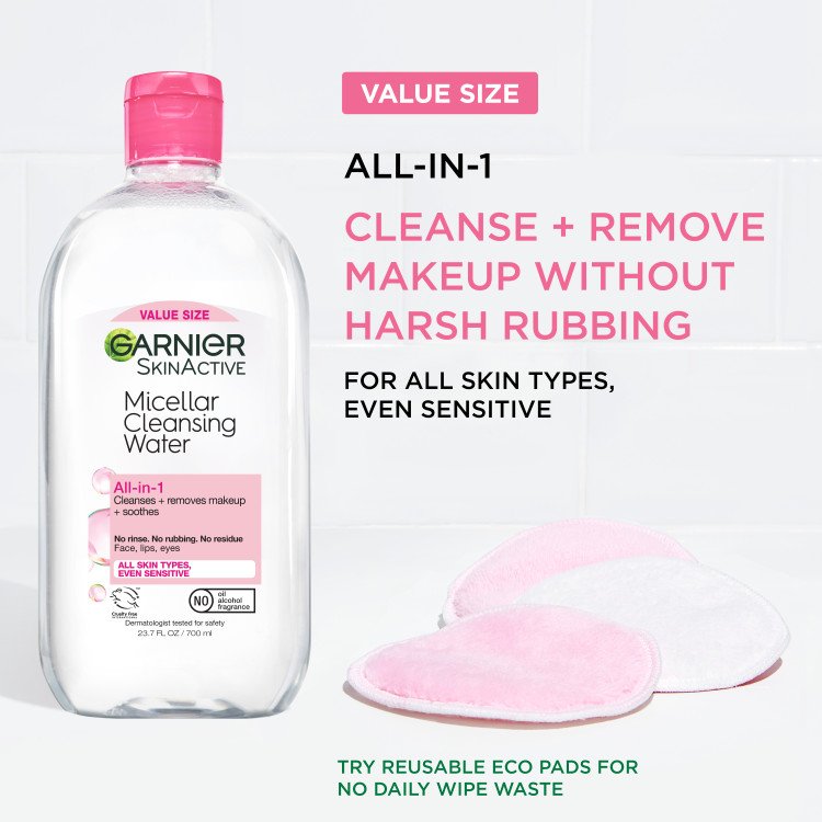 Value size – cleanse and remove makeup without harsh rubbing