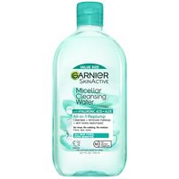 Front of pack of Garnier Micellar Cleansing Water with Hyaluronic Acid + Aloe 700mL