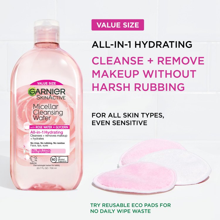 Value size – cleanse and remove makeup without harsh rubbing